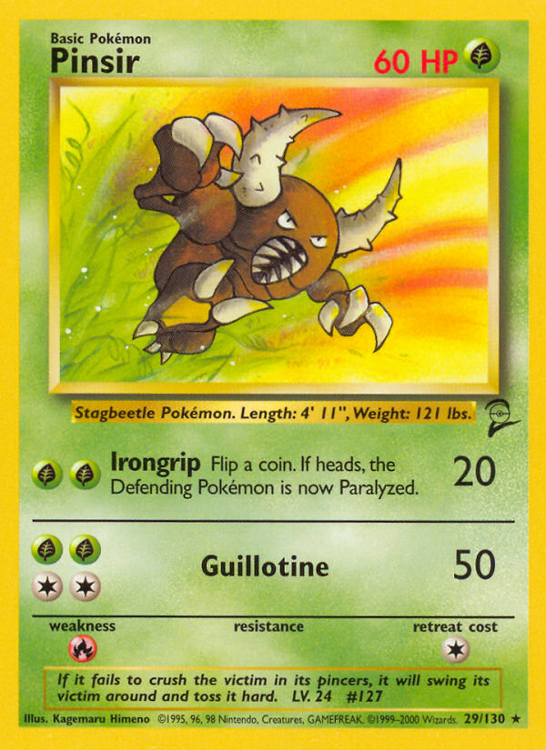 Pinsir (29/130) [Base Set 2] | Play N Trade Winnipeg