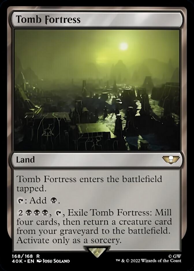 Tomb Fortress (Surge Foil) [Universes Beyond: Warhammer 40,000] | Play N Trade Winnipeg