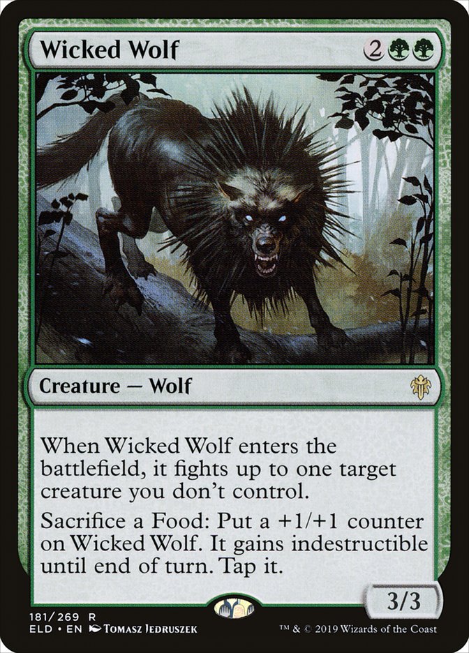 Wicked Wolf [Throne of Eldraine] | Play N Trade Winnipeg