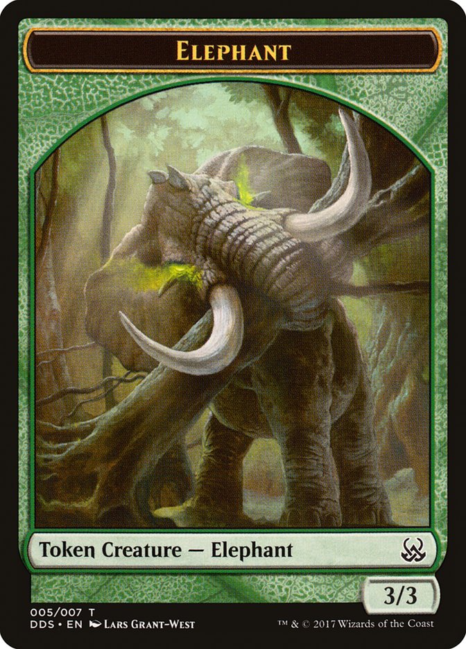 Elephant [Duel Decks: Mind vs. Might Tokens] | Play N Trade Winnipeg