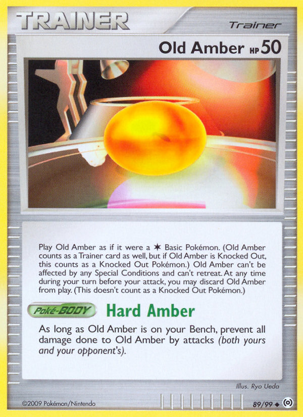 Old Amber (89/99) [Platinum: Arceus] | Play N Trade Winnipeg