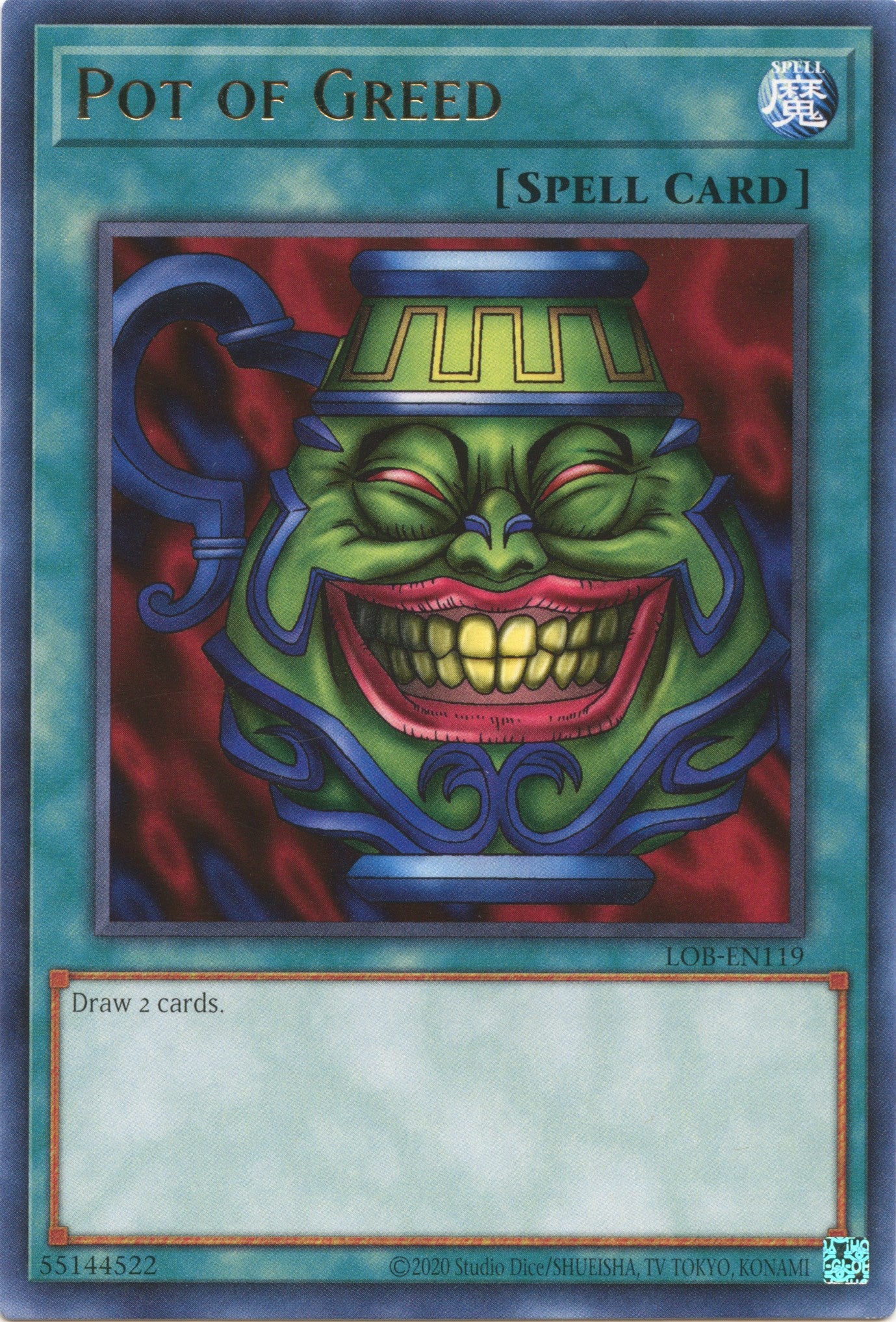 Pot of Greed (25th Anniversary) [LOB-EN119] Rare | Play N Trade Winnipeg