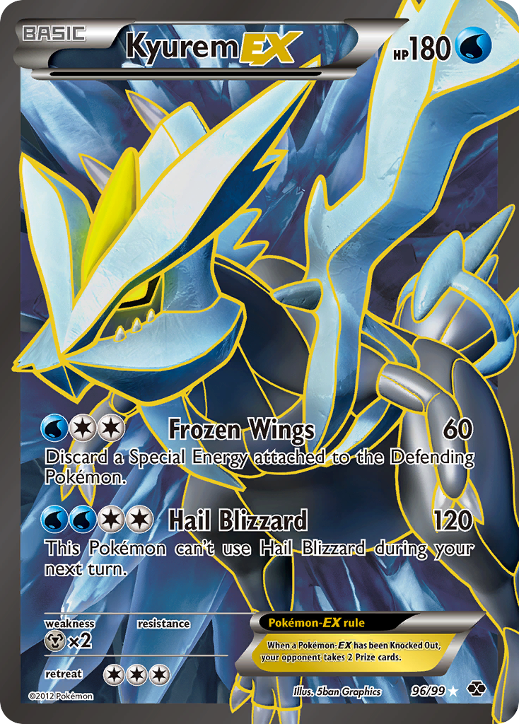 Kyurem EX (96/99) [Black & White: Next Destinies] | Play N Trade Winnipeg