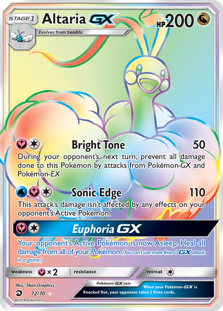 Altaria GX (72/70) [Sun & Moon: Dragon Majesty] | Play N Trade Winnipeg