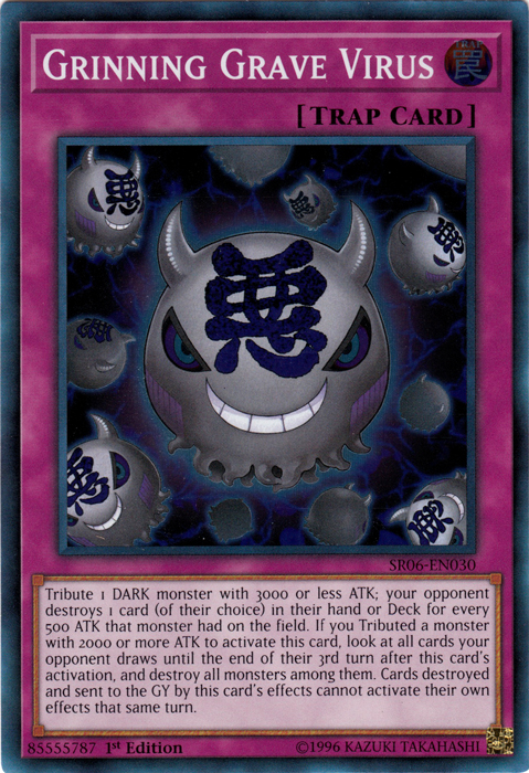 Grinning Grave Virus [SR06-EN030] Super Rare | Play N Trade Winnipeg