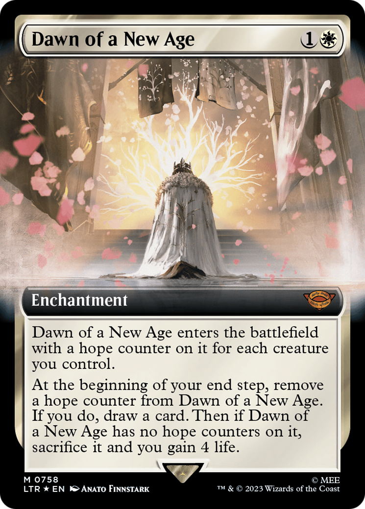 Dawn of a New Age (Extended Art) (Surge Foil) [The Lord of the Rings: Tales of Middle-Earth] | Play N Trade Winnipeg