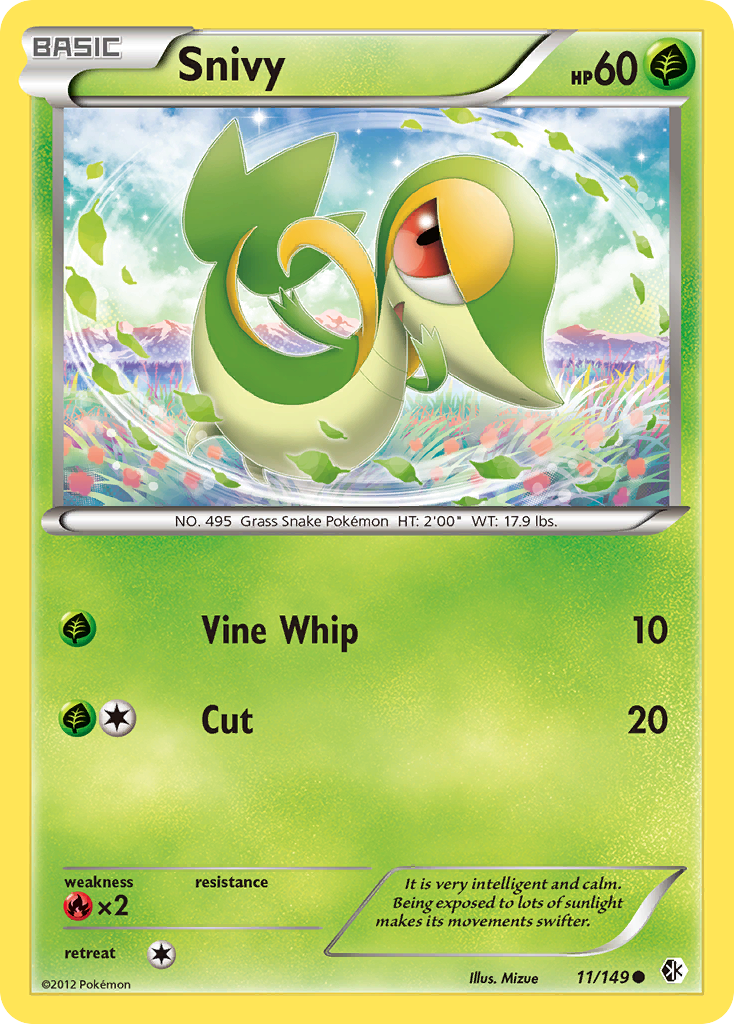 Snivy (11/149) [Black & White: Boundaries Crossed] | Play N Trade Winnipeg