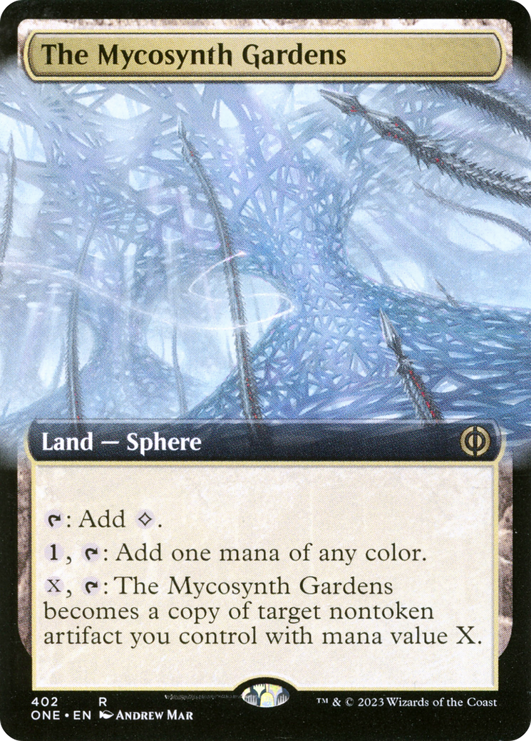 The Mycosynth Gardens (Extended Art) [Phyrexia: All Will Be One] | Play N Trade Winnipeg