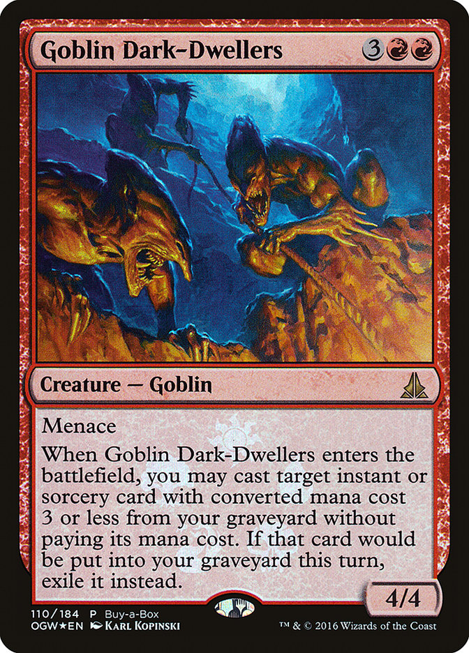 Goblin Dark-Dwellers (Buy-A-Box) [Oath of the Gatewatch Promos] | Play N Trade Winnipeg