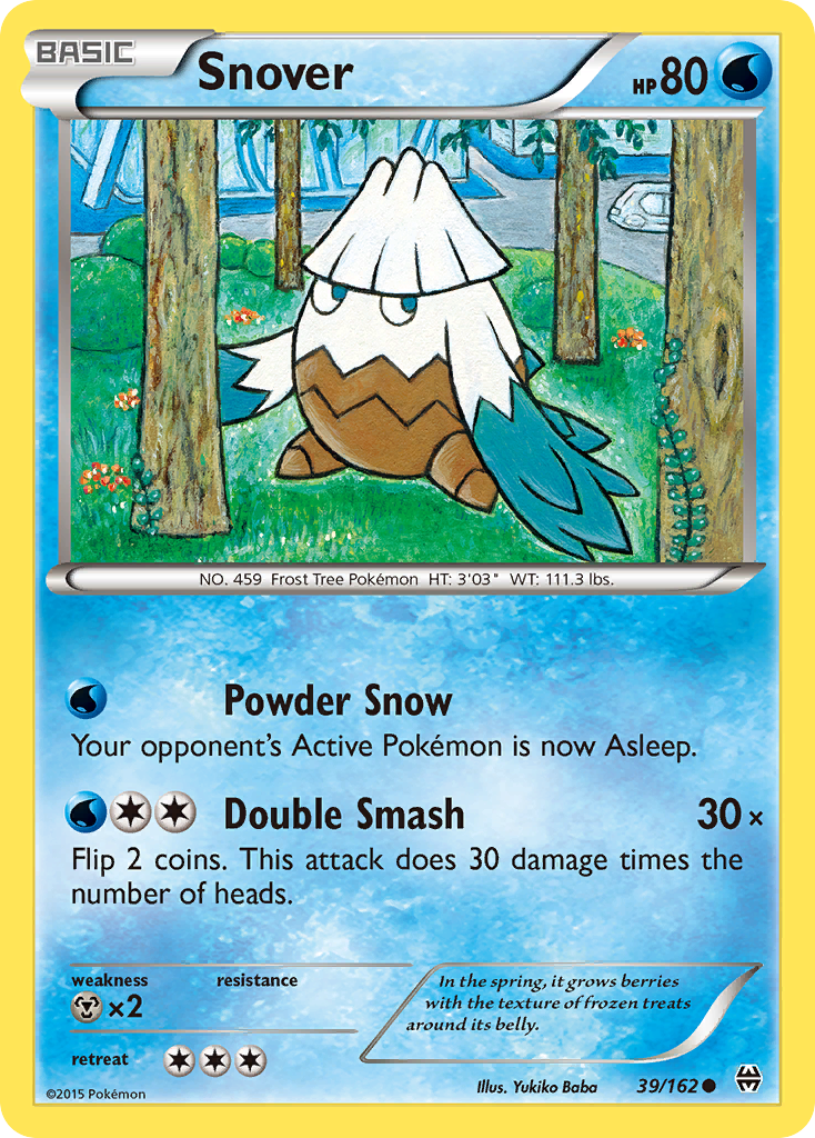 Snover (39/162) [XY: BREAKthrough] | Play N Trade Winnipeg