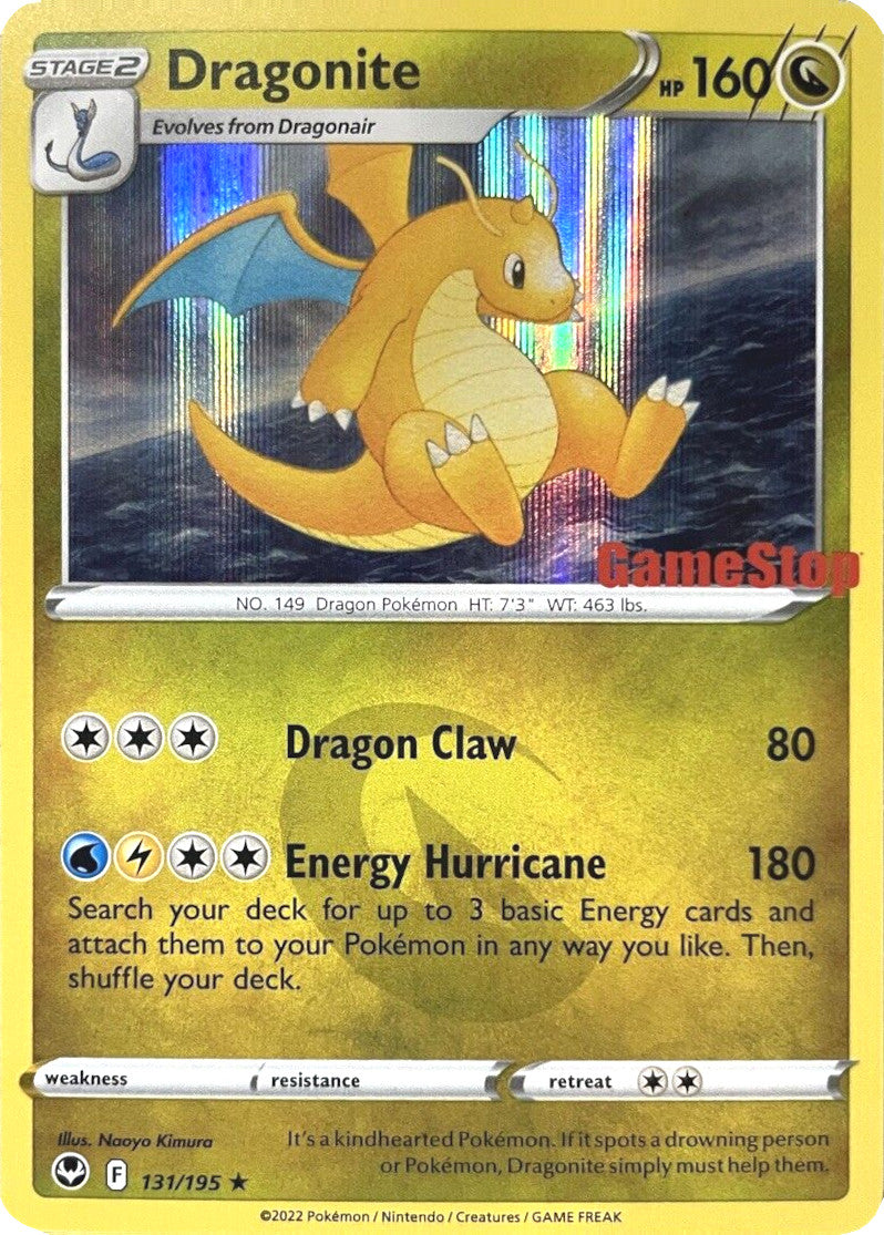 Dragonite (131/195) (GameStop Exclusive) [Sword & Shield: Silver Tempest] | Play N Trade Winnipeg