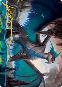 Murktide Regent Art Card (Gold-Stamped Signature) [Modern Horizons 2 Art Series] | Play N Trade Winnipeg