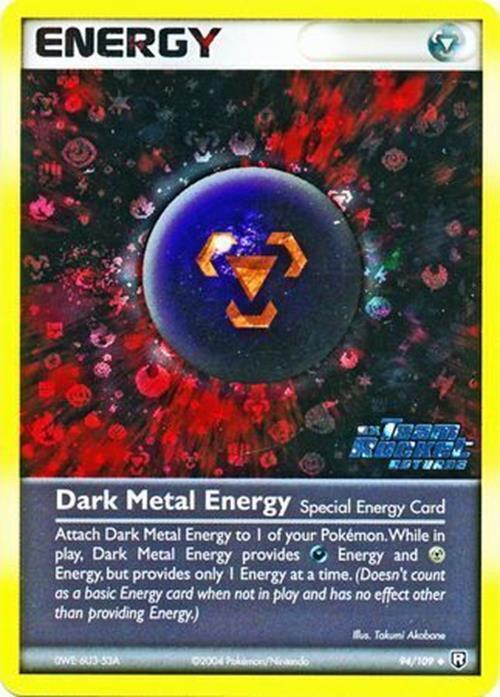 Dark Metal Energy (94/109) (Stamped) [EX: Team Rocket Returns] | Play N Trade Winnipeg