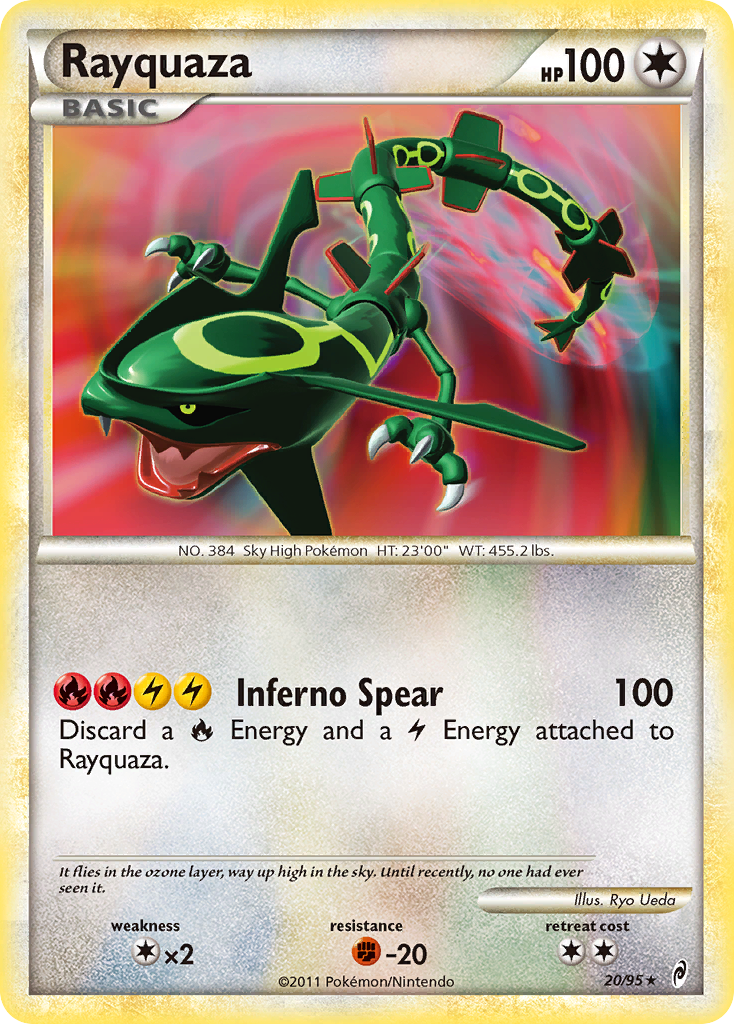 Rayquaza (20/95) [HeartGold & SoulSilver: Call of Legends] | Play N Trade Winnipeg