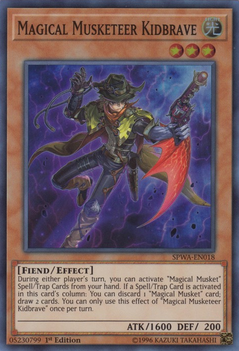 Magical Musketeer Kidbrave [SPWA-EN018] Super Rare | Play N Trade Winnipeg