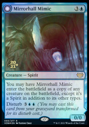 Mirrorhall Mimic // Ghastly Mimicry [Innistrad: Crimson Vow Prerelease Promos] | Play N Trade Winnipeg