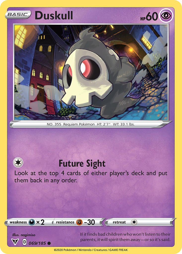 Duskull (069/185) [Sword & Shield: Vivid Voltage] | Play N Trade Winnipeg