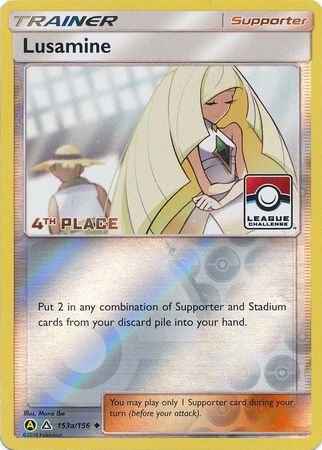 Lusamine (153a/156) (League Challenge Alt Art 4th Place) [Sun & Moon: Ultra Prism] | Play N Trade Winnipeg