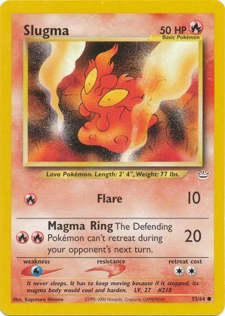 Slugma (53/64) [Neo Revelation Unlimited] | Play N Trade Winnipeg