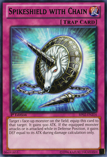 Spikeshield with Chain [BP02-EN214] Rare | Play N Trade Winnipeg