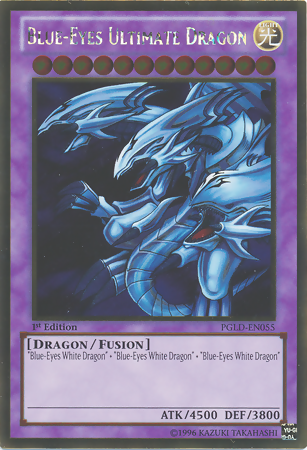 Blue-Eyes Ultimate Dragon [PGLD-EN055] Gold Rare | Play N Trade Winnipeg