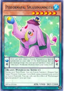 Performapal Splashmammoth [MP16-EN106] Rare | Play N Trade Winnipeg