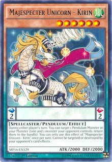 Majespecter Unicorn - Kirin [MP16-EN129] Rare | Play N Trade Winnipeg