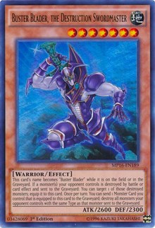 Buster Blader, the Destruction Swordmaster [MP16-EN189] Ultra Rare | Play N Trade Winnipeg