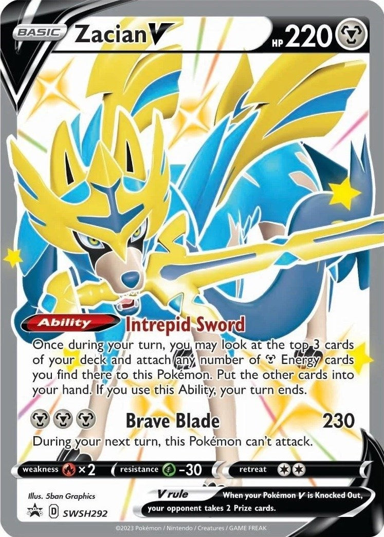 Zacian V (SWSH292) [Sword & Shield: Black Star Promos] | Play N Trade Winnipeg