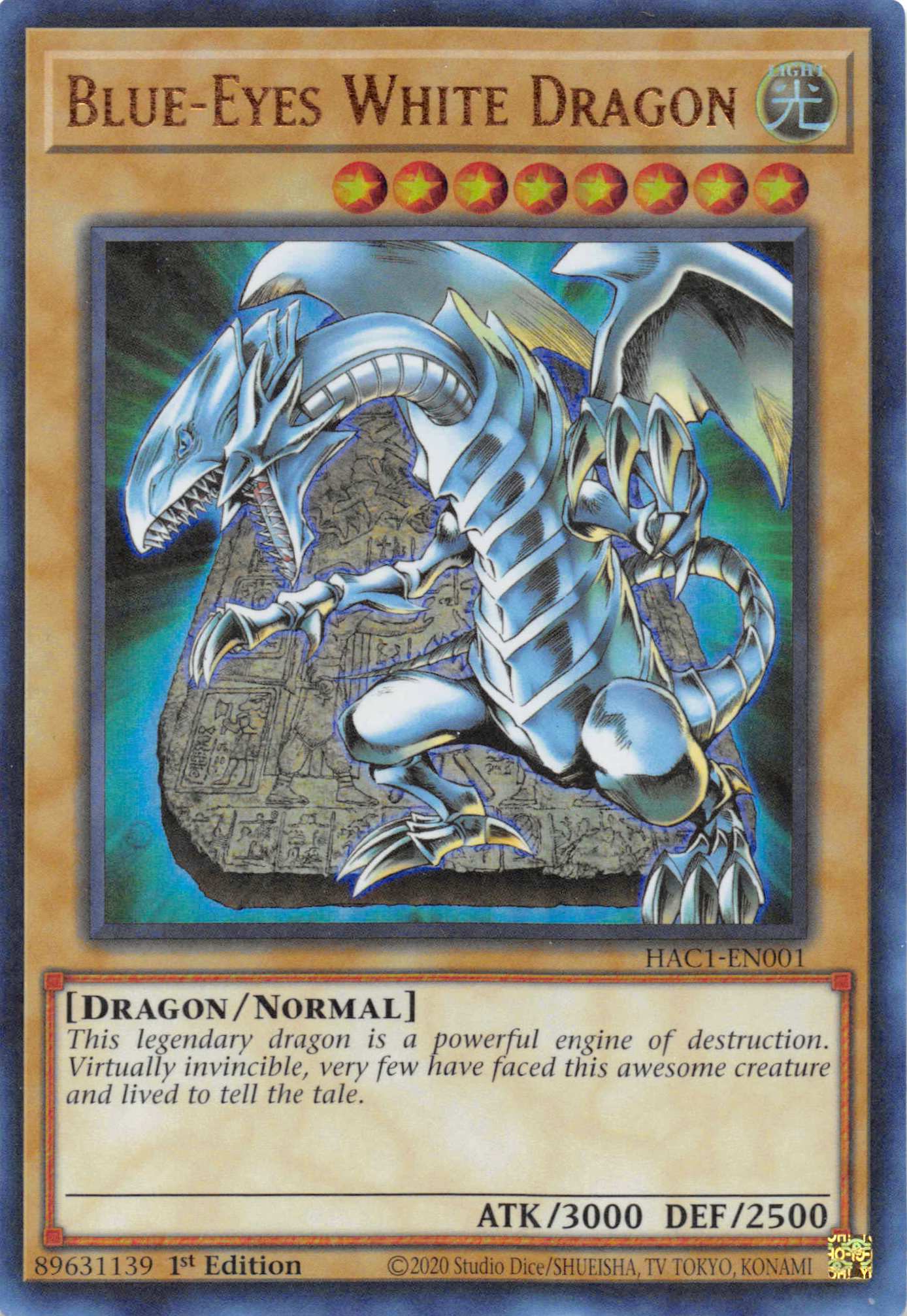 Blue-Eyes White Dragon (Duel Terminal) [HAC1-EN001] Parallel Rare | Play N Trade Winnipeg