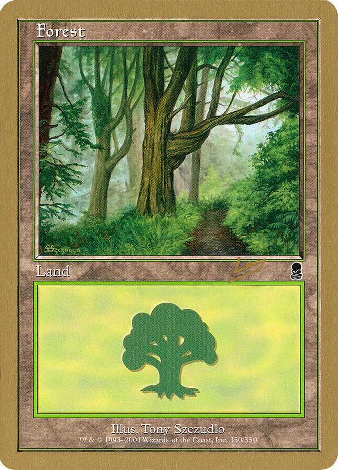 Forest (rl350) (Raphael Levy) [World Championship Decks 2002] | Play N Trade Winnipeg