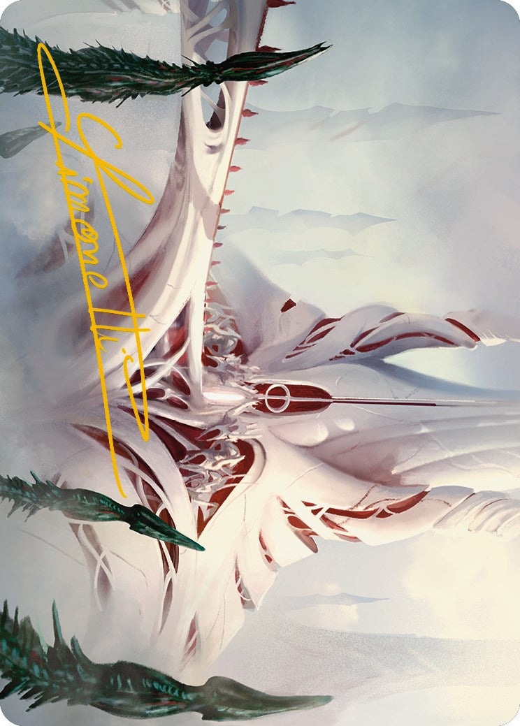 The Fair Basilica Art Card (Gold-Stamped Signature) [Phyrexia: All Will Be One Art Series] | Play N Trade Winnipeg