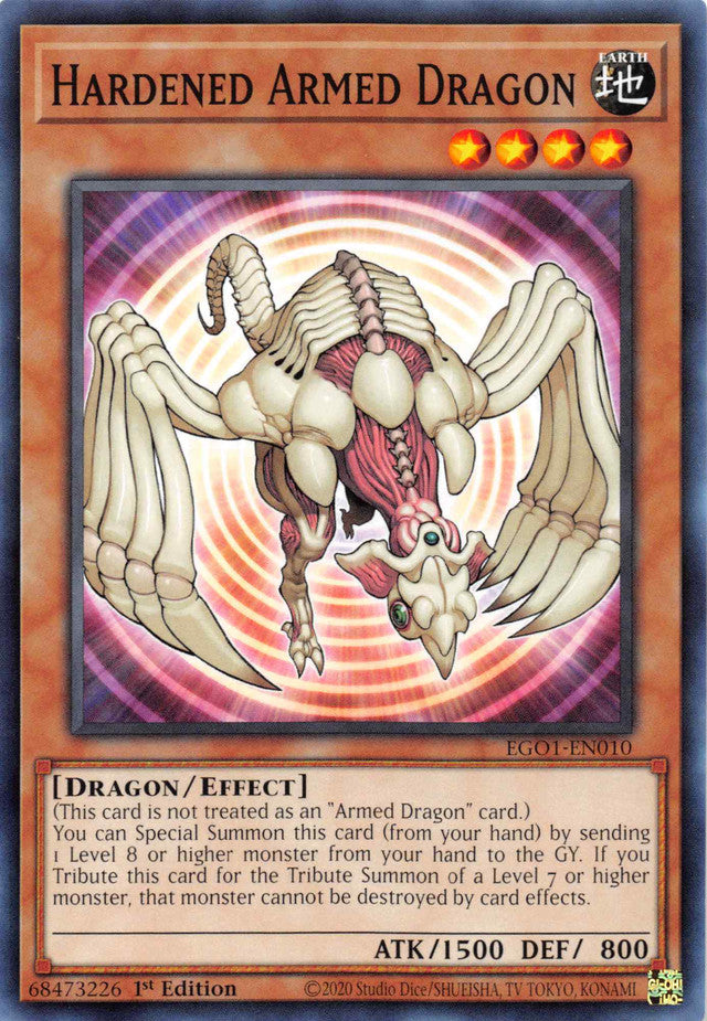 Hardened Armed Dragon [EGO1-EN010] Common | Play N Trade Winnipeg