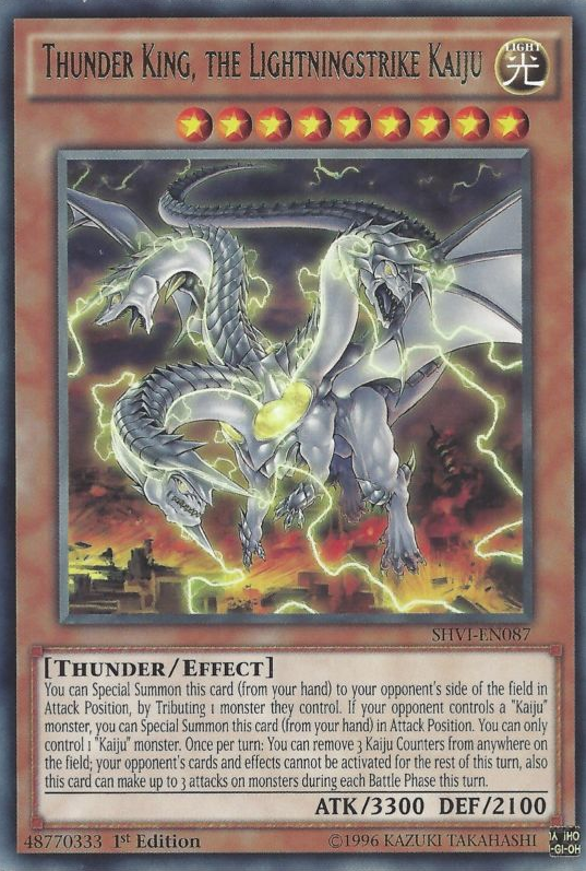 Thunder King, the Lightningstrike Kaiju [SHVI-EN087] Rare | Play N Trade Winnipeg