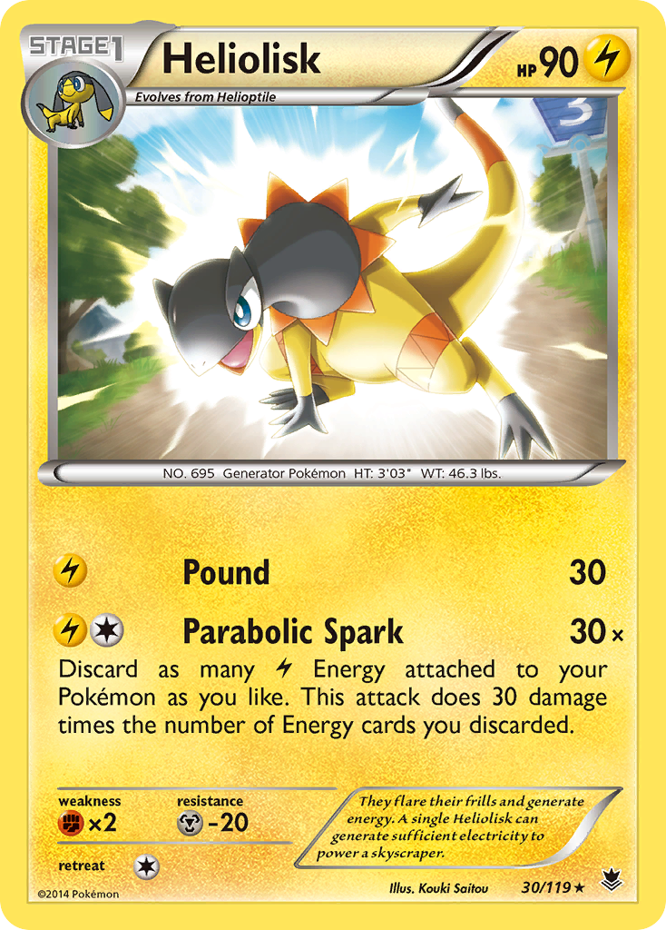 Heliolisk (30/119) [XY: Phantom Forces] | Play N Trade Winnipeg