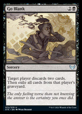 Go Blank [Strixhaven: School of Mages] | Play N Trade Winnipeg