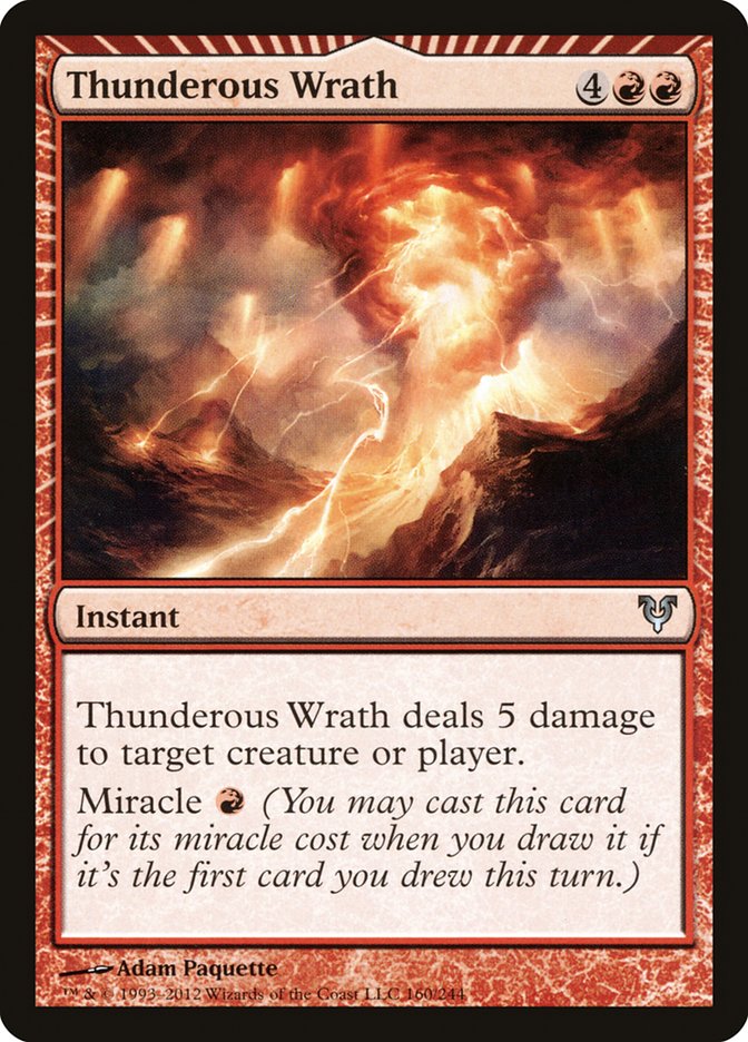 Thunderous Wrath [Avacyn Restored] | Play N Trade Winnipeg