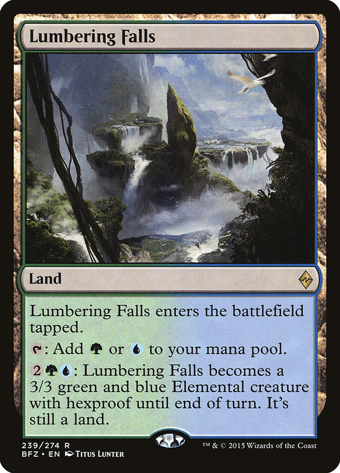 Lumbering Falls [Battle for Zendikar] | Play N Trade Winnipeg