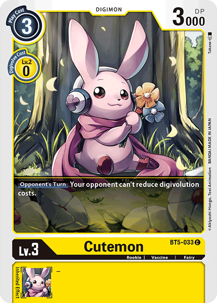 Cutemon [BT5-033] [Battle of Omni] | Play N Trade Winnipeg