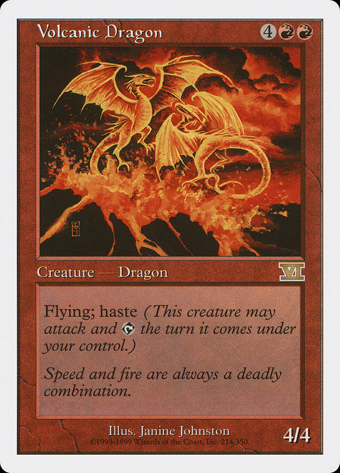 Volcanic Dragon [Classic Sixth Edition] | Play N Trade Winnipeg