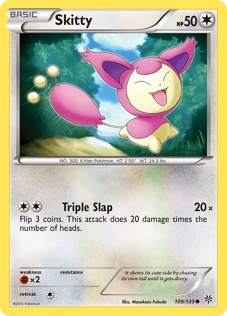 Skitty (109/135) [Black & White: Plasma Storm] | Play N Trade Winnipeg