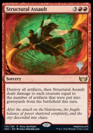 Structural Assault (Promo Pack) [Streets of New Capenna Promos] | Play N Trade Winnipeg