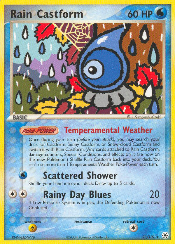 Rain Castform (23/101) [EX: Hidden Legends] | Play N Trade Winnipeg