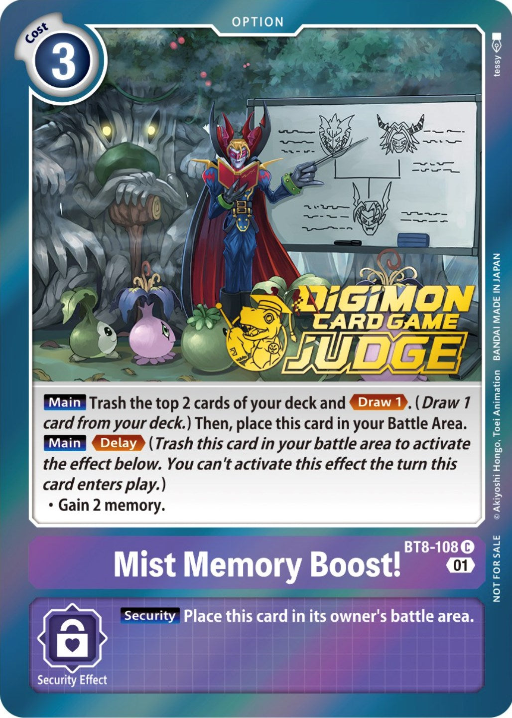 Mist Memory Boost! [BT8-108] (Judge Pack 3) [New Awakening Promos] | Play N Trade Winnipeg