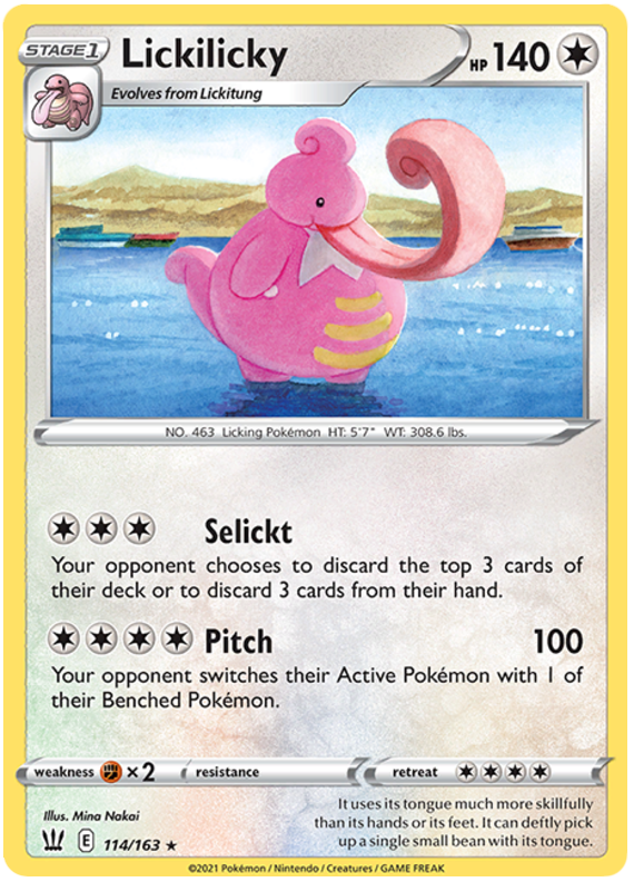 Lickilicky (114/163) [Sword & Shield: Battle Styles] | Play N Trade Winnipeg