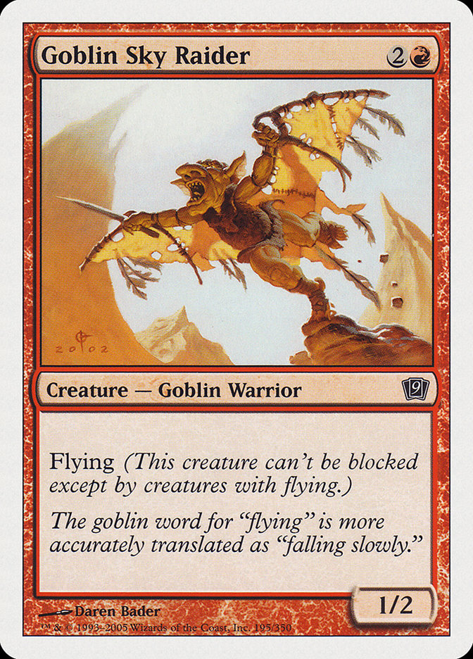 Goblin Sky Raider [Ninth Edition] | Play N Trade Winnipeg