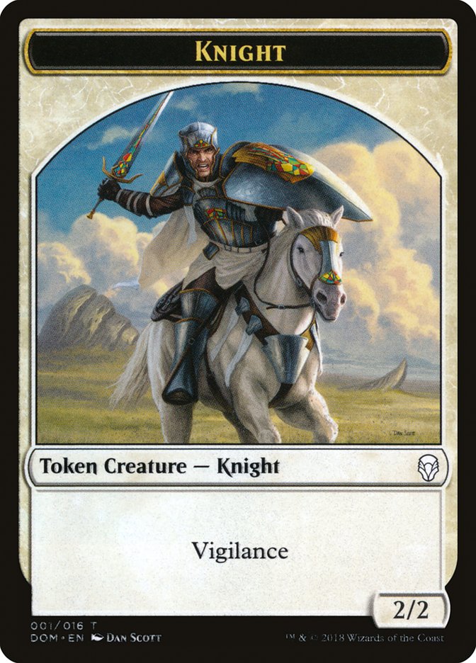 Knight (001/016) [Dominaria Tokens] | Play N Trade Winnipeg