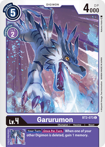 Garurumon [BT2-073] [Release Special Booster Ver.1.0] | Play N Trade Winnipeg