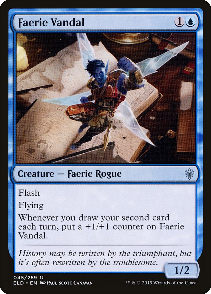 Faerie Vandal [Throne of Eldraine] | Play N Trade Winnipeg