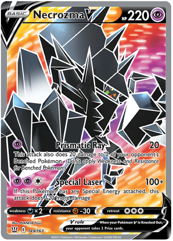 Necrozma V (149/163) [Sword & Shield: Battle Styles] | Play N Trade Winnipeg